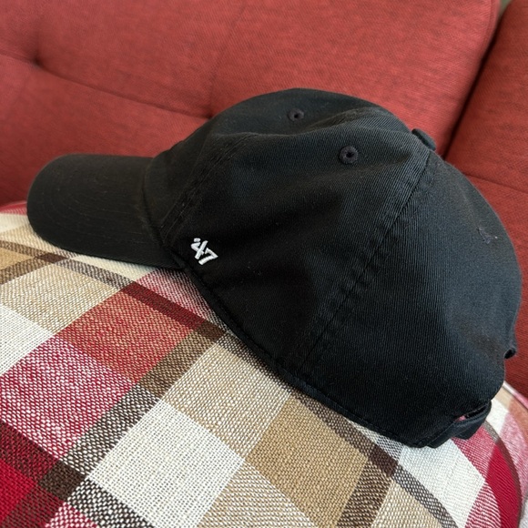 ‘47 Brand Los Angeles Dodgers LA Black Dad Hat Baseball Cap - Picture 3 of 4